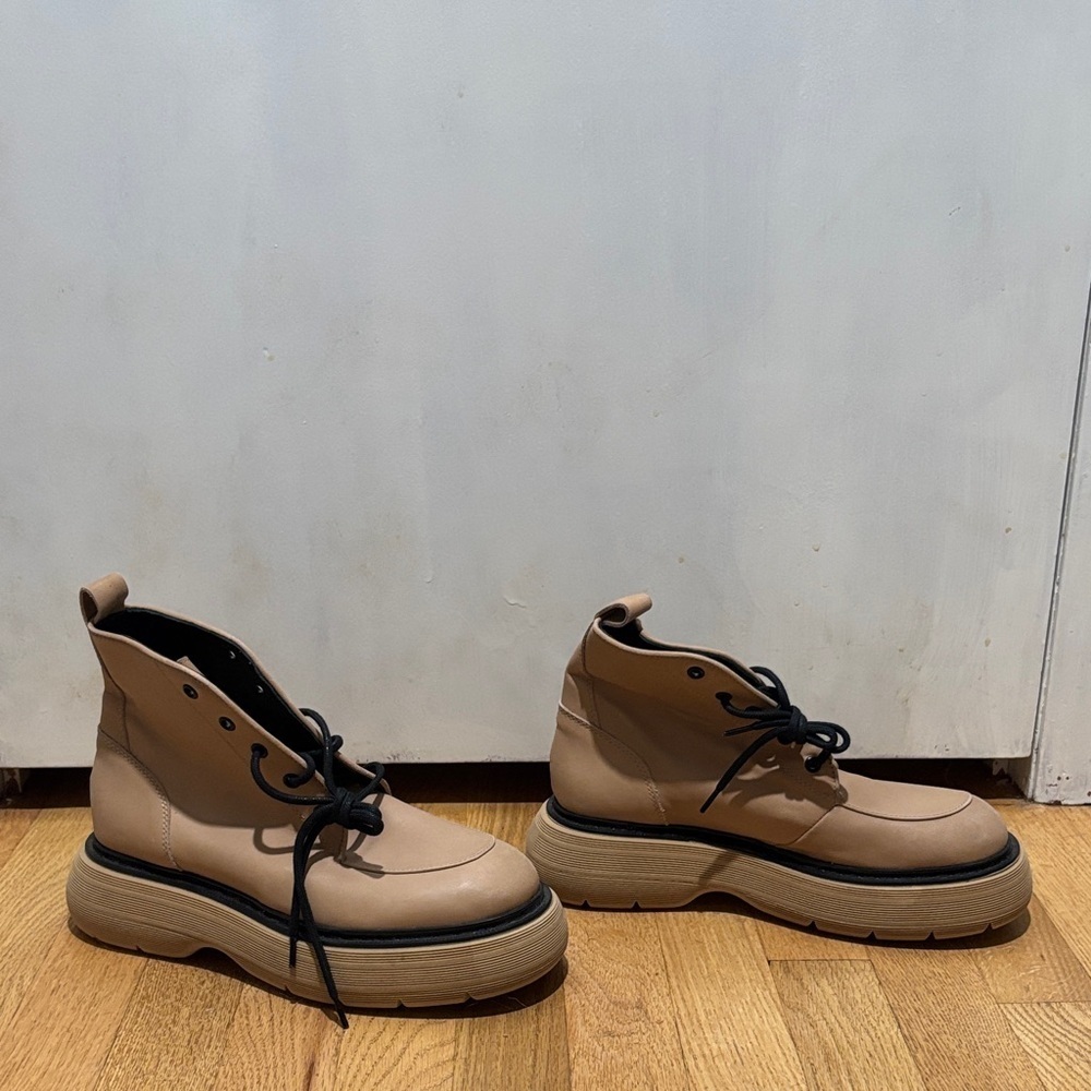 FREE PEOPLE Mara lace up boots